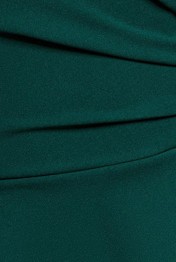Cap Sleeve Sweetheart Peplum Scuba Maxi Dress - Emerald Green DR5302