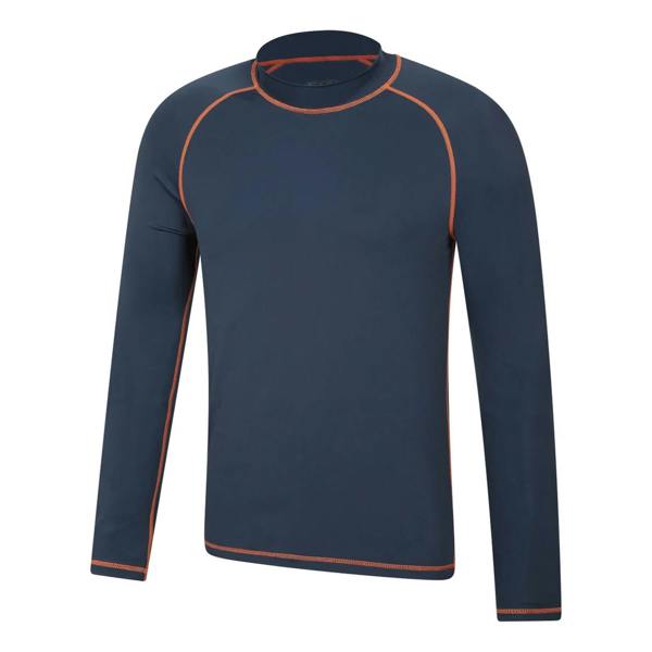 Animal Mens Long-Sleeved Rash Top - Light Purple - 