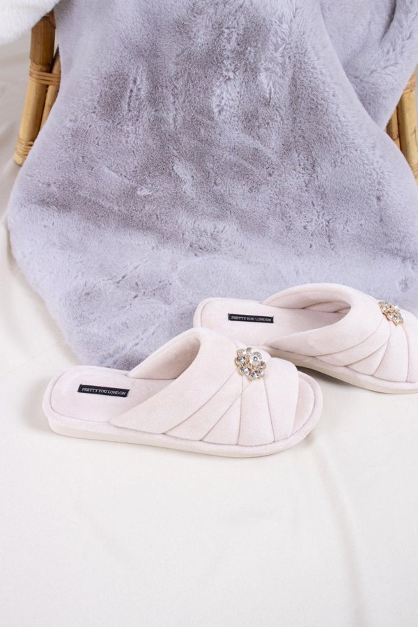 Faye Slippers in Powder Puff - Slippers