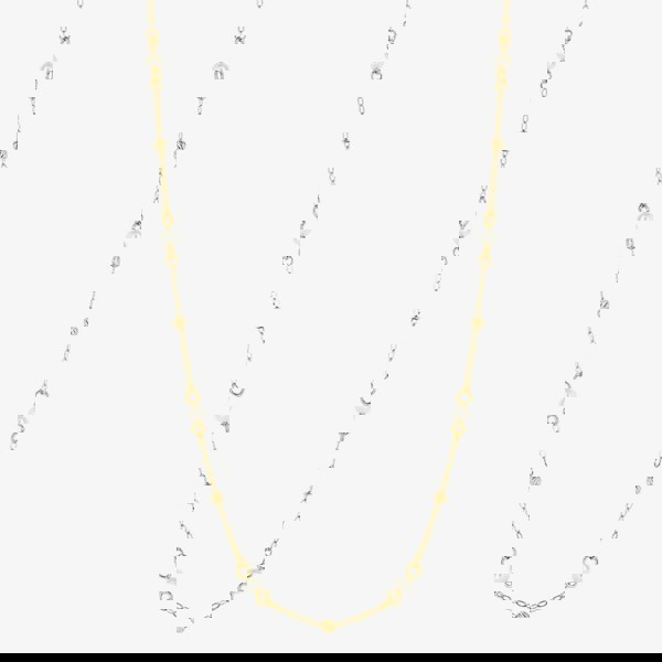 T. H. Baker 9ct Yellow Gold Freshwater Pearl & Ball Necklace GN367W