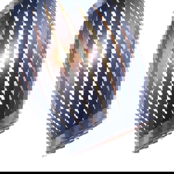 Unique Grill Style Pendant Lighting Shade in Dark Navy Midnight Blue Image 5