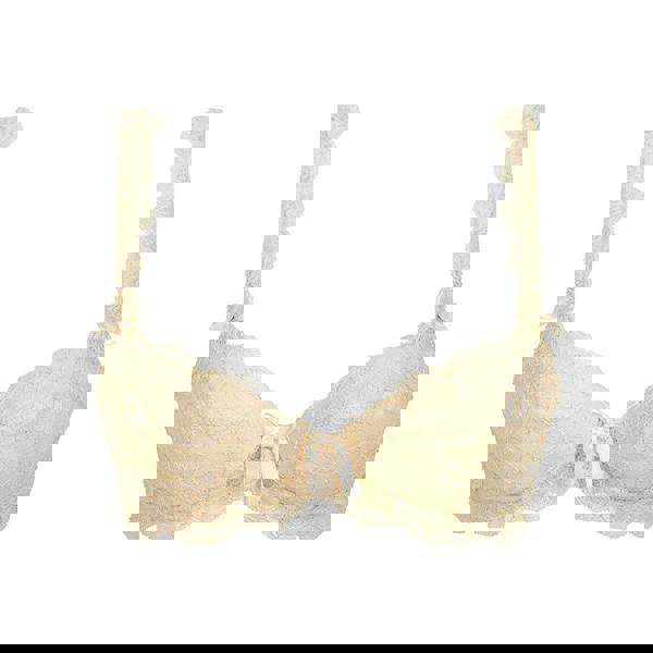 Lulu Stretch Lace Underwired Bra - milk tea