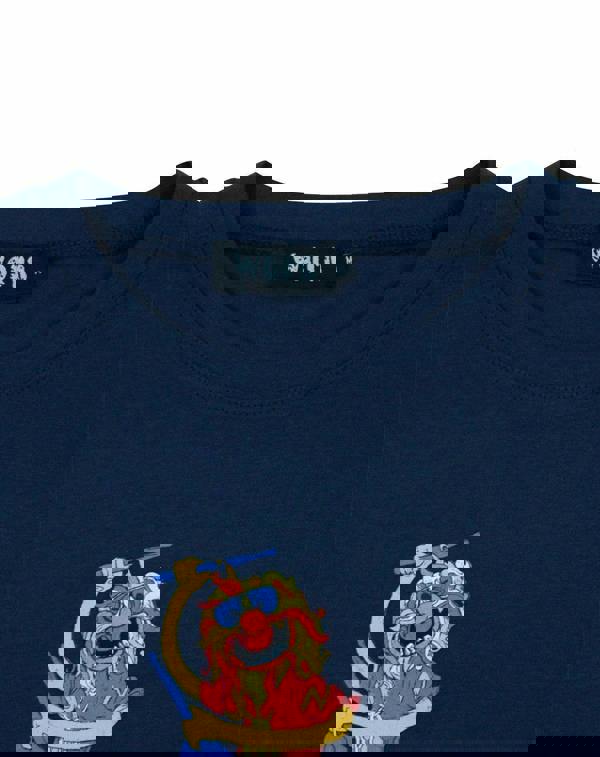 The Muppets Womens Blue Animal Short Sleeved T-Shirt