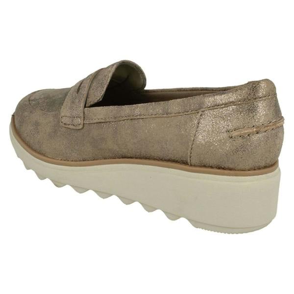 Clarks Ladies Clarks Casual Slip On Wedge Shoes Sharon Ranch