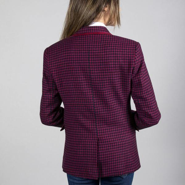 CALIFORNIA DOGTOOTH WOMENS JACKET - Premium Men's Patterned Shirt by Claudio Lugli | Bold Design, Tailored Fit, Best Printed Shirts