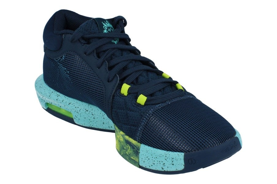 Nike Lebron Witness VIII Mens Basketball Trainers Fb2239  402 - Armory Navy Cyber Green Frost 402 - Photo 3