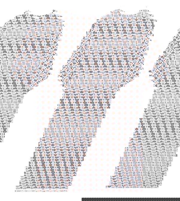 Lambretta Mens All Over Geometric Smart Classic Retro T-Shirt