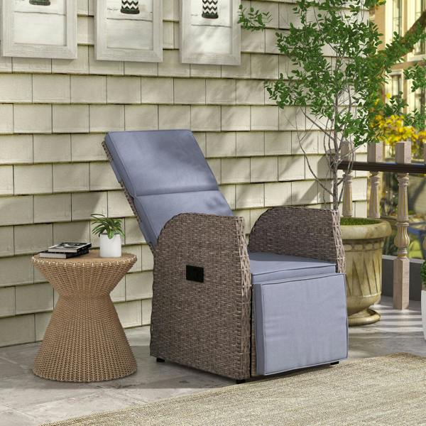 Rattan Recliner Chair