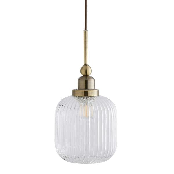 Pagazzi Lighting Riva 3-Light Antique Brass Pendant Bar