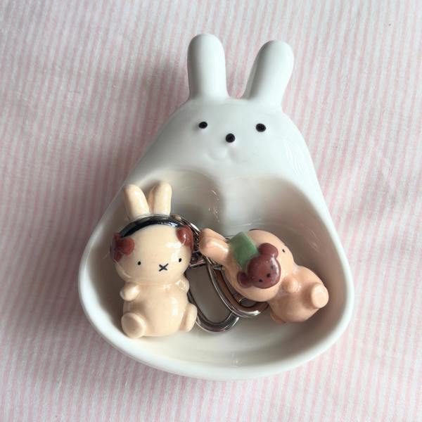 Lovedbymimii Miffy Handmade Keychain