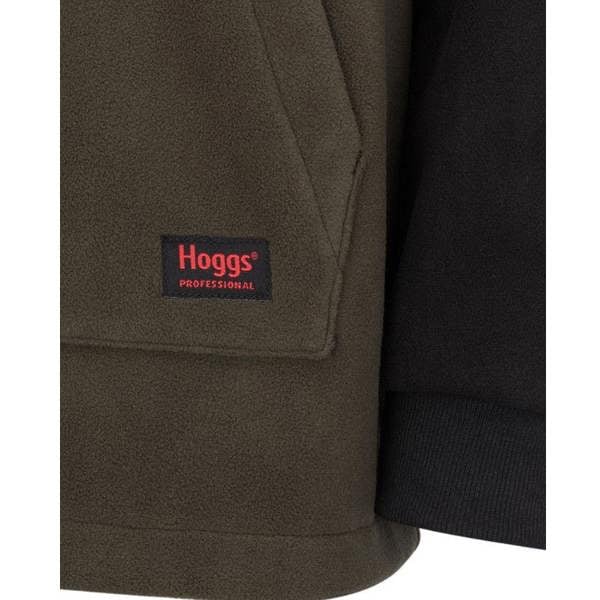 Hoggs of Fife Green King II bonded hoodie with Hoggs Professional branding for farmers
