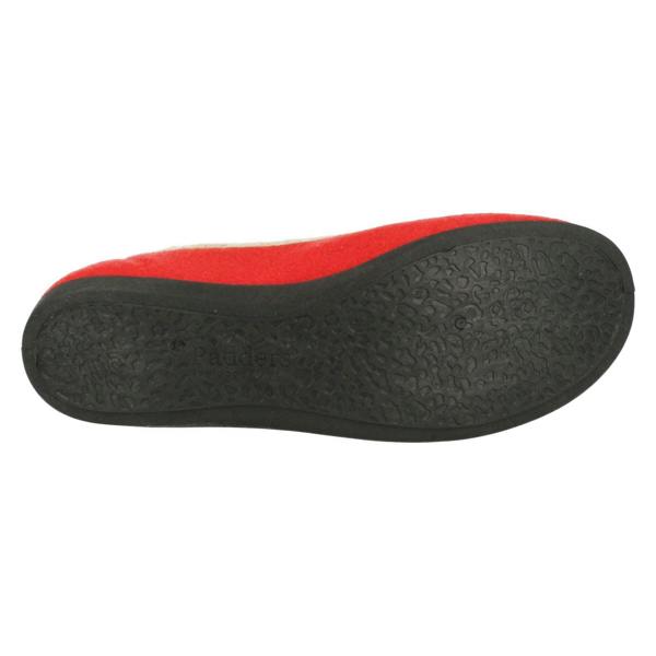 Padders Ladies Padders Wide Fitting Ballerina Slippers Happy