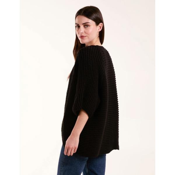 Blue Vanilla Knitted Mid Length Cardigan