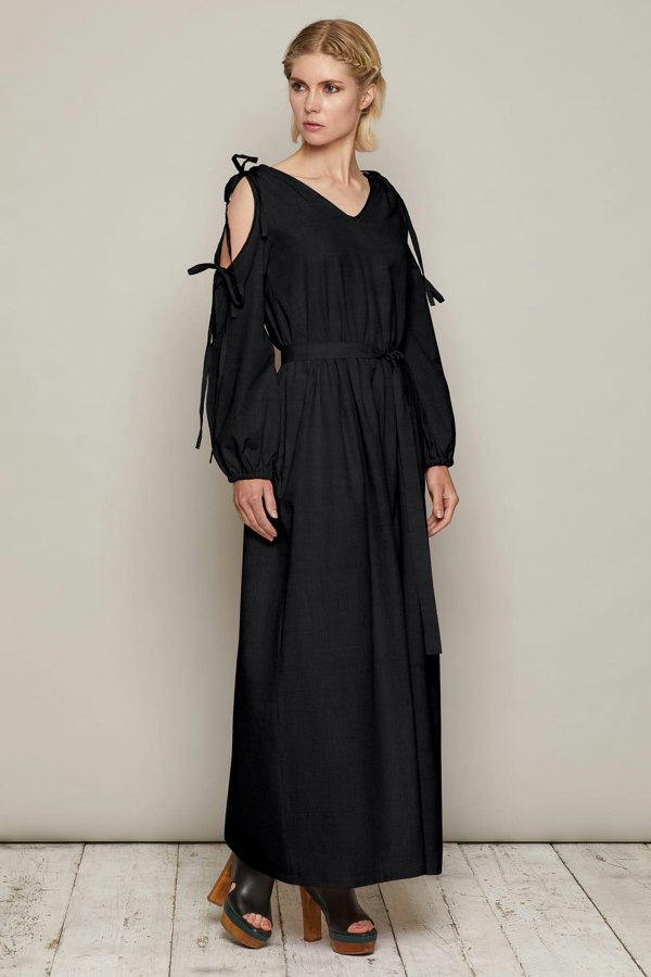 Bo Carter Elisabet Maxi Dress - Black