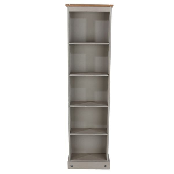 Core Products Corona Tall Narrow 5-Shelf Bookcase