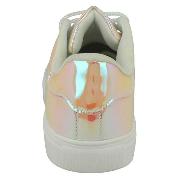 Spot On Girls Spot On Casual Hologram Trainers