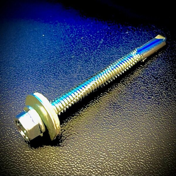 Fixaball Tech Cladding Self Drilling Screw High Thread EPDM Washer Heavy
