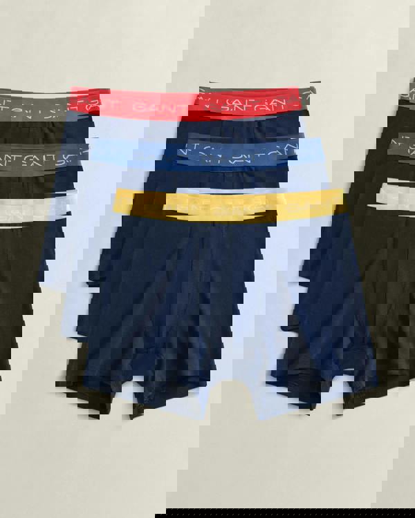 GANT Mens Boxer Brief 3-Pack - 410 Marine