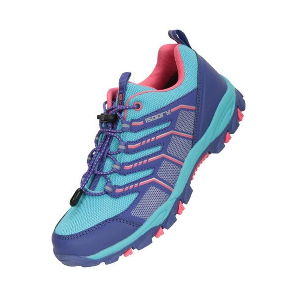 Mountain Warehouse Childrens/Kids Bolt Waterproof Trainers - Bright Blue - 