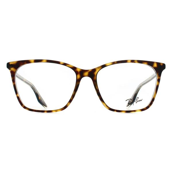 Ray-Ban Glasses Frames RX5422 5082 Havana on Transparent Women