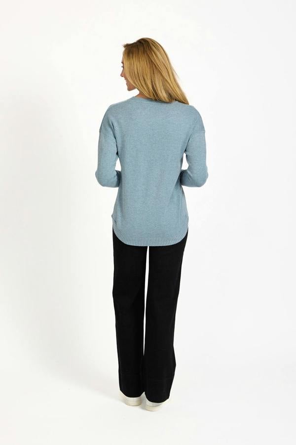 Mudflower Cable-Knit Block Jumper