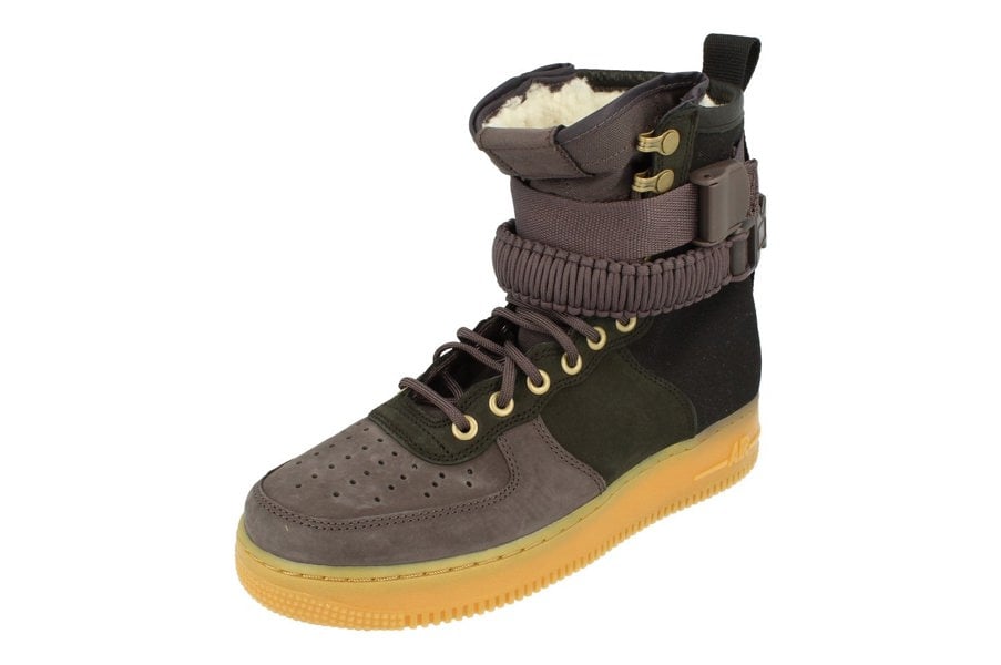 Nike Sf Af1 PRM Mens Hi Top Trainers Bv0130  001 - Black Grey 001 - Photo 0