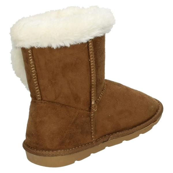 Spot On Girls Spot On Fur Trim Ankle Boots