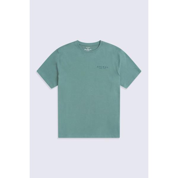 Animal Mens Chase Organic Summer T-Shirt - Green - 