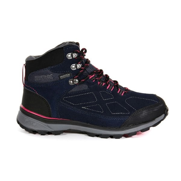 Regatta Womens/Ladies Samaris Suede Walking Boots - Navy/Duchess Pink