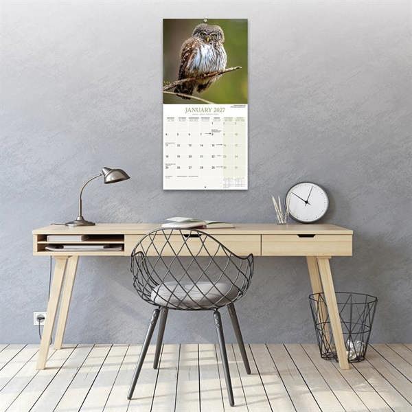 Owls Calendar 2027, Wall Calendars, Month To View, Animals, Gift