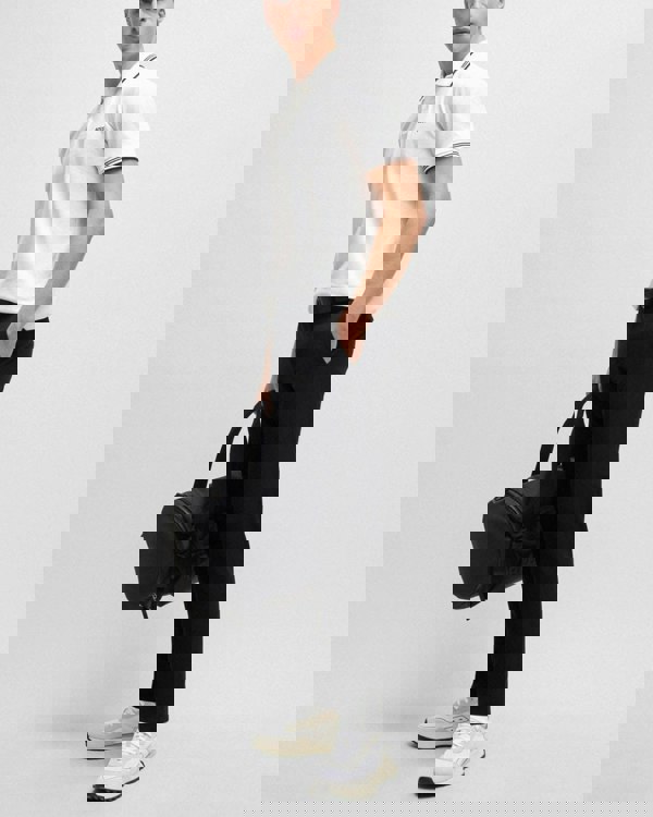 BOSS Green Paul Mens Short Sleeve Polo Shirt With Contrast Tipping NOS - White 100