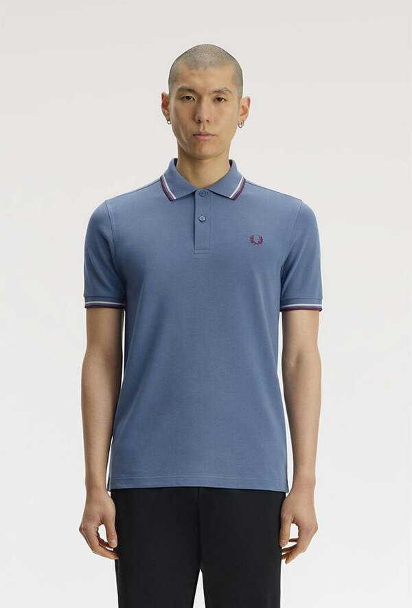 Fred Perry Twin Tipped Polo Shirt - Ace Blue