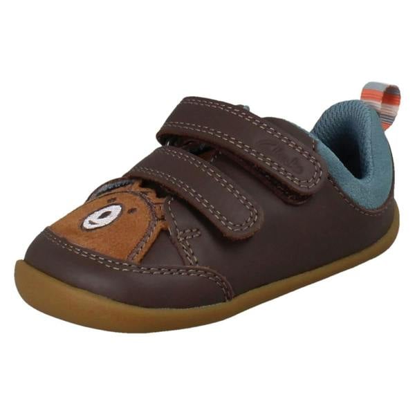 Clarks Boys Clarks Pre-Walking Bear Face Casual Shoes Roamer Eden