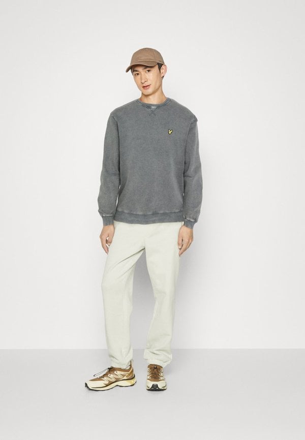 Lyle & Scott Washed Crewneck Sweatshirt - Grey