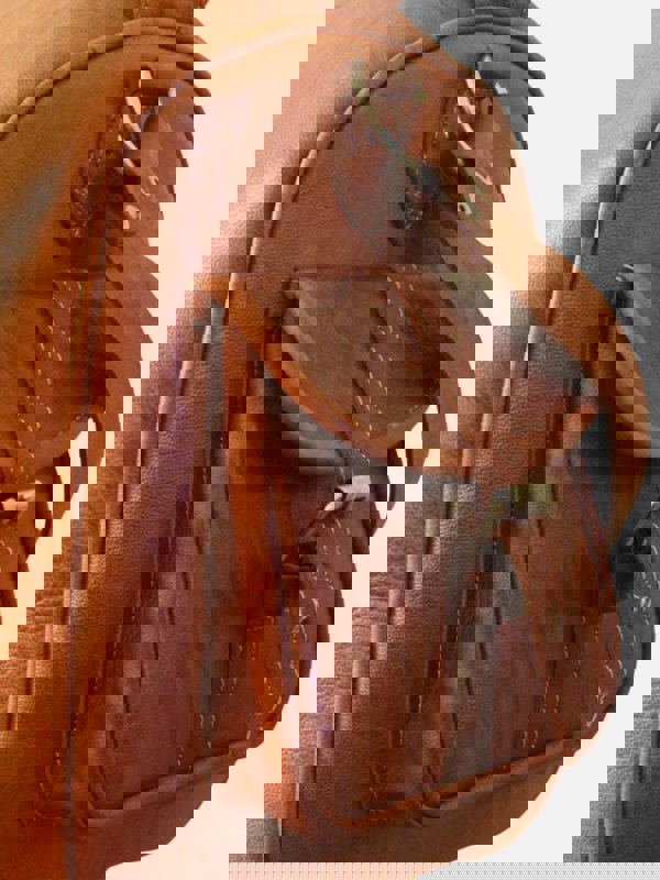 Overnight Bag Tan Close Up