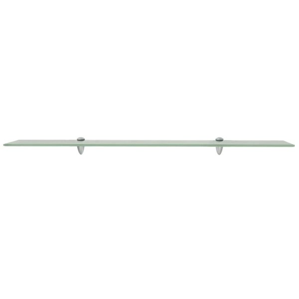 Berkfield Floating Shelves 2 pcs Glass 100x20 cm 8 mm