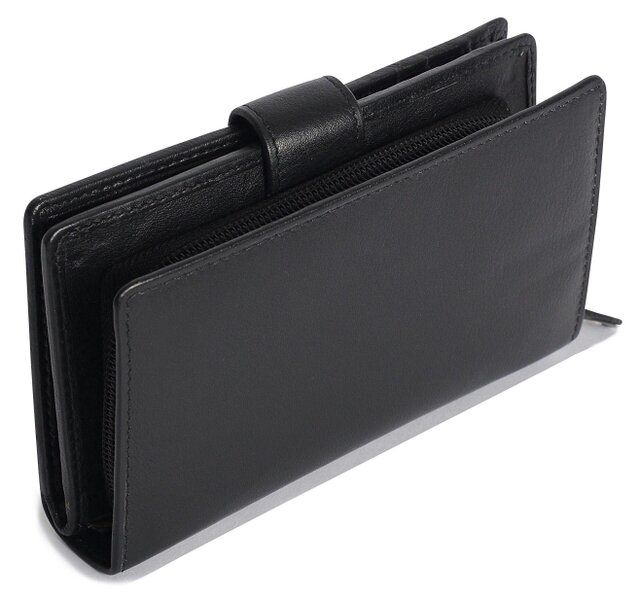 SADDLER Mid-Size Leather Purse Wallet  "Holly" – Handmade by Saddler | RFID Protected & Gift Boxed