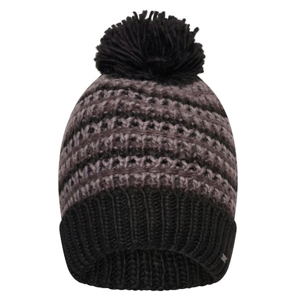 Regatta Unisex Adult Headstart Beanie - Black/Ebony Grey - 