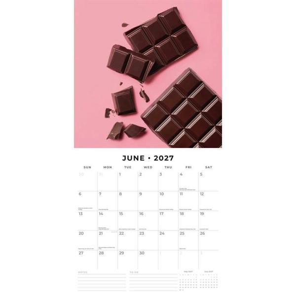 Chocolate Lovers Calendar 2027, Wall Calendars, Month To View, Lifestyle, Gift