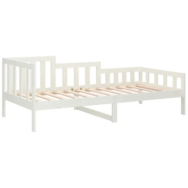 Berkfield Day Bed White 80x200 cm Solid Wood Pine