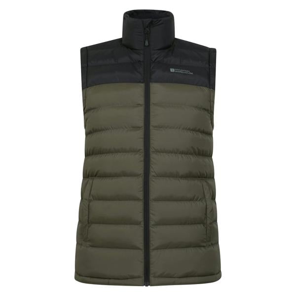 Mountain Warehouse Mens Seasons II Padded Gilet - Khaki Green - 