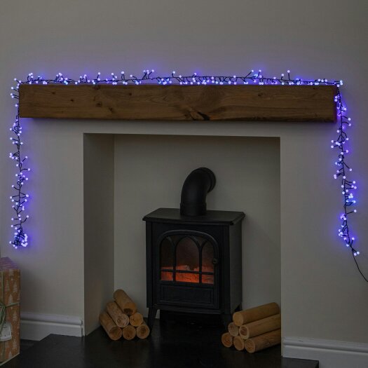 Samuel Alexander 2.5m 250 LED Colour Changing Globe Cluster Christmas String Lights