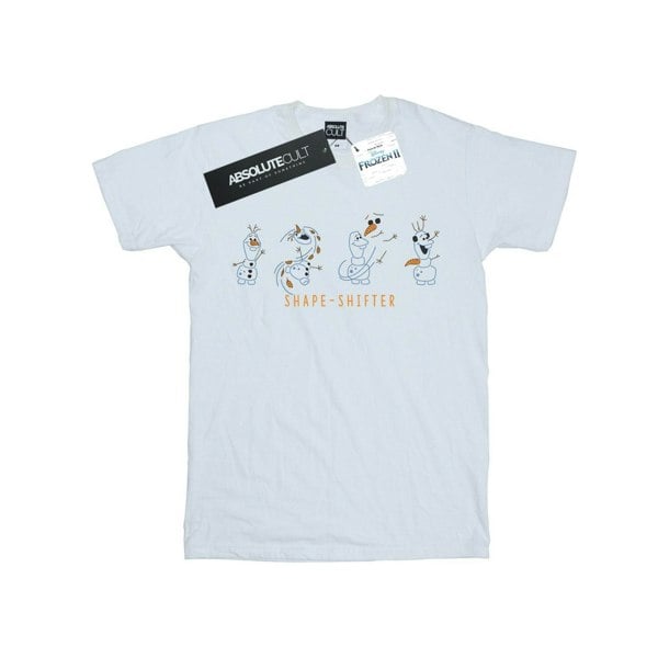 Disney Mens Frozen 2 Olaf Shape-Shifter T-Shirt - White