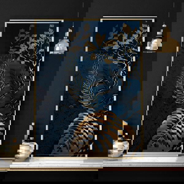 Large Framed Wall Pictures For Living Room | Set of 3 wall art prints