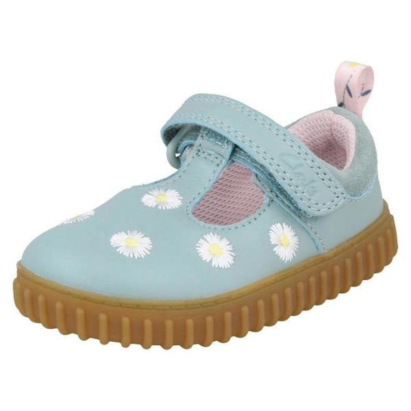 Clarks Girls Clarks Casual T-Bar Shoes - Cove Spring T