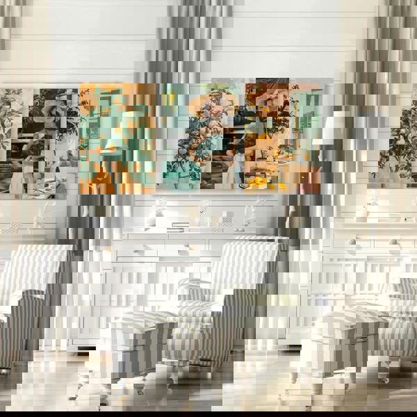 Wall Art For Living Room Modern | Set of 3 Italian Lifestyle Wall art Prints