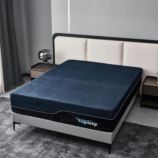 Ezysleep 30cm Deluxe Memory Foam Mattress - Indigo