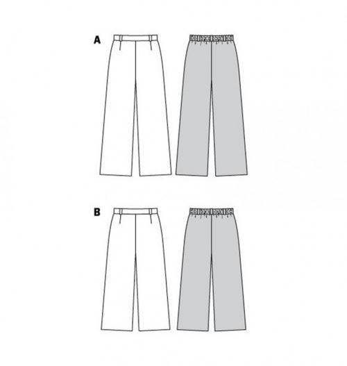 Burda Sewing Pattern 5969 Trousers For Women, 8-18 (34-44) - Easy
