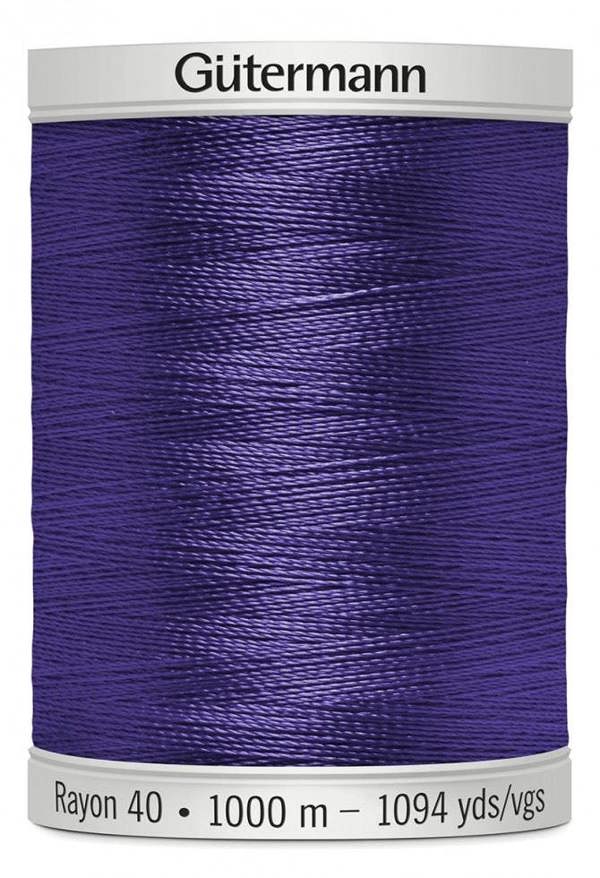 Gutermann No 40 Sulky Rayon Embroidery Thread 1000m Rayon Thread Suitable For Embroidery