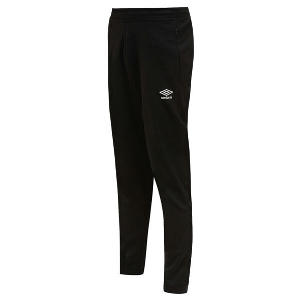 Umbro Mens Pro Fleece Jogging Bottoms - Black/White